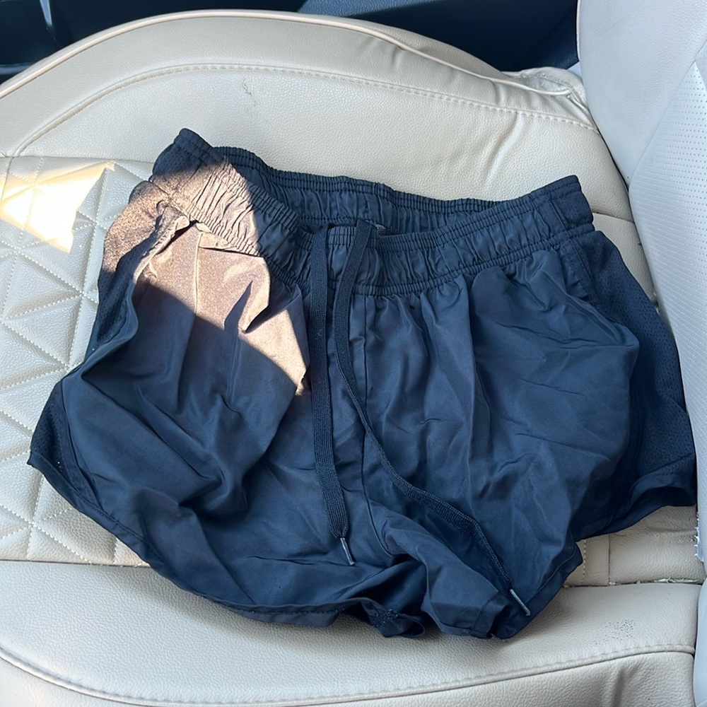 Black shorts size small
